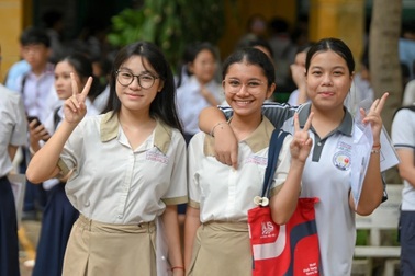 Thí sinh TPHCM tự tin, sẵn sàng cho kỳ thi vào lớp 10