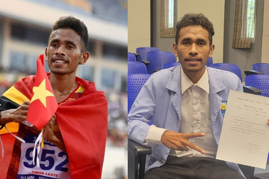 VĐV Timor Leste từng cầm cờ Việt Nam chạy trên sân Mỹ Đình giờ ra sao?