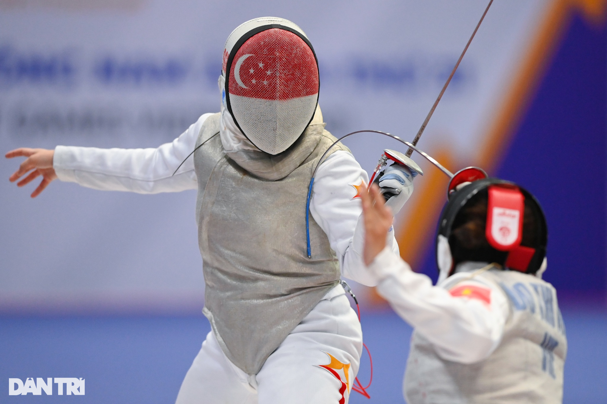 Ngắm những đường kiếm sáng loáng nhanh như điện tại SEA Games 31 - 1 Ngắm những đường kiếm sáng loáng nhanh như điện tại SEA Games 31 - 1