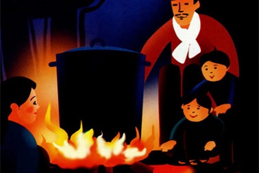 Ký ức tuổi thơ bên nồi bánh chưng xanh