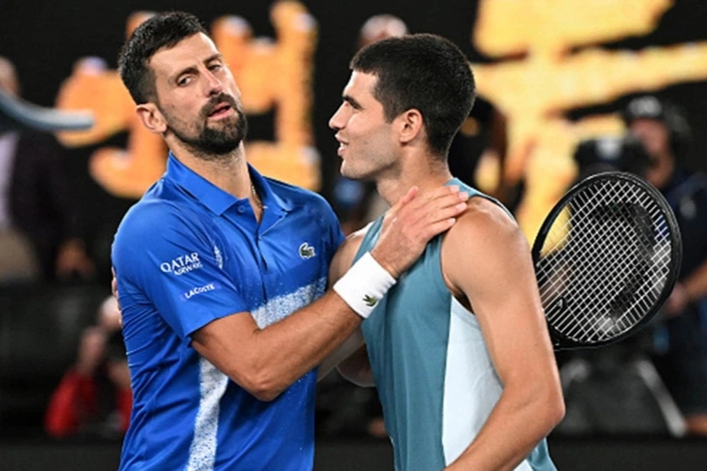 Djokovic cùng nhánh đấu bán kết Miami Open 2025 với Alcaraz - 1