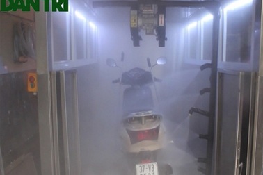 Xem máy rửa xe tự động “made in Việt Nam” 