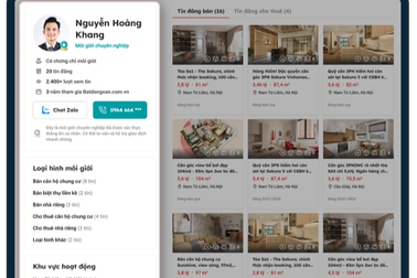 Batdongsan.com.vn xác thực môi giới chuyên nghiệp, giúp người mua yên tâm