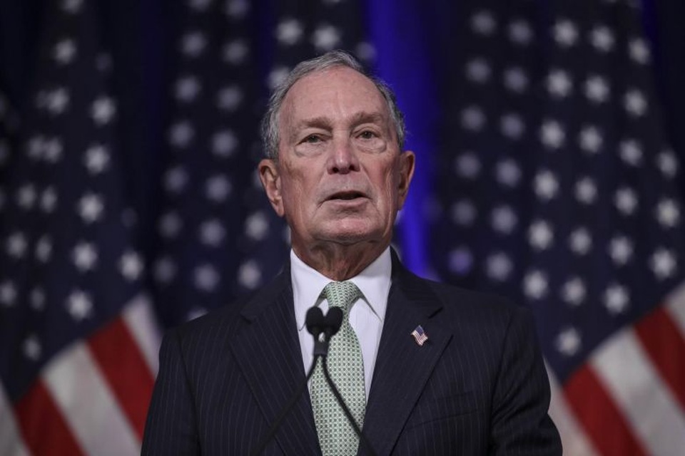 Tỷ phú Bloomberg: Ông Trump tái đắc cử sẽ là mối đe dọa lớn - 1 Tỷ phú Bloomberg: Ông Trump tái đắc cử sẽ là mối đe dọa lớn - 1