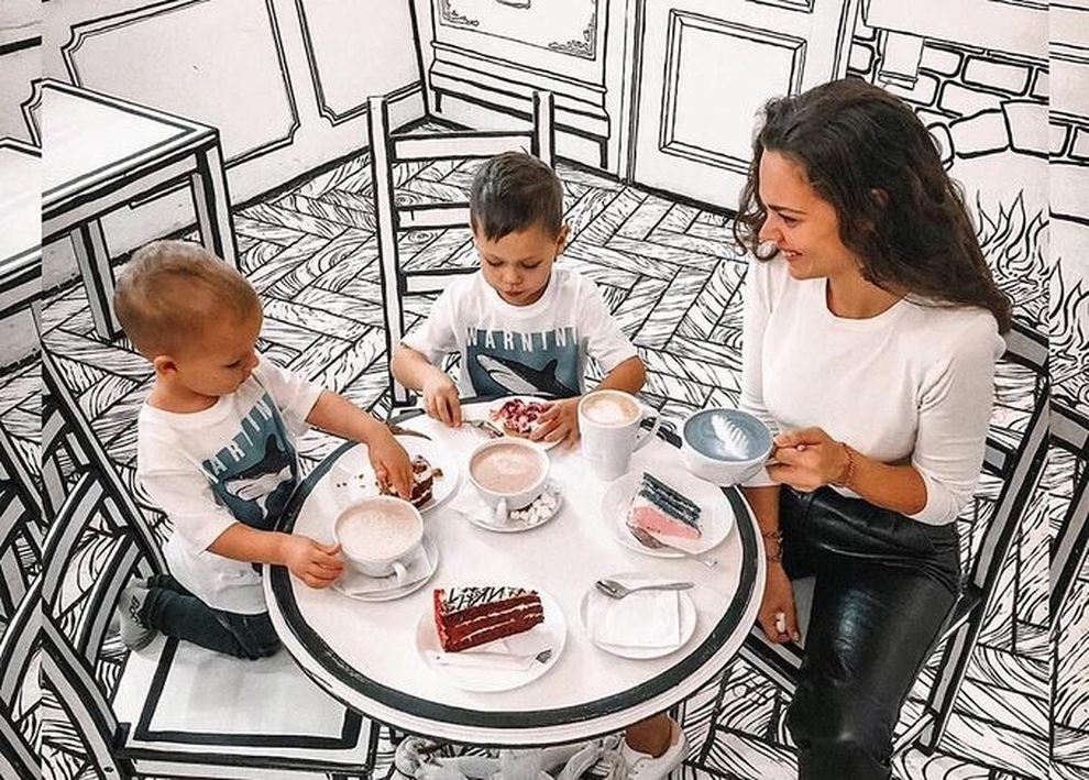 Quán cà phê có không gian như thước phim hoạt hình 2D - 9 Quán cà phê có không gian như thước phim hoạt hình 2D - 9