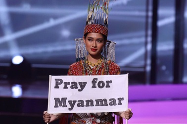 Hoa hậu Myanmar lên tiếng về khủng hoảng chính trị tại "đấu trường" sắc đẹp