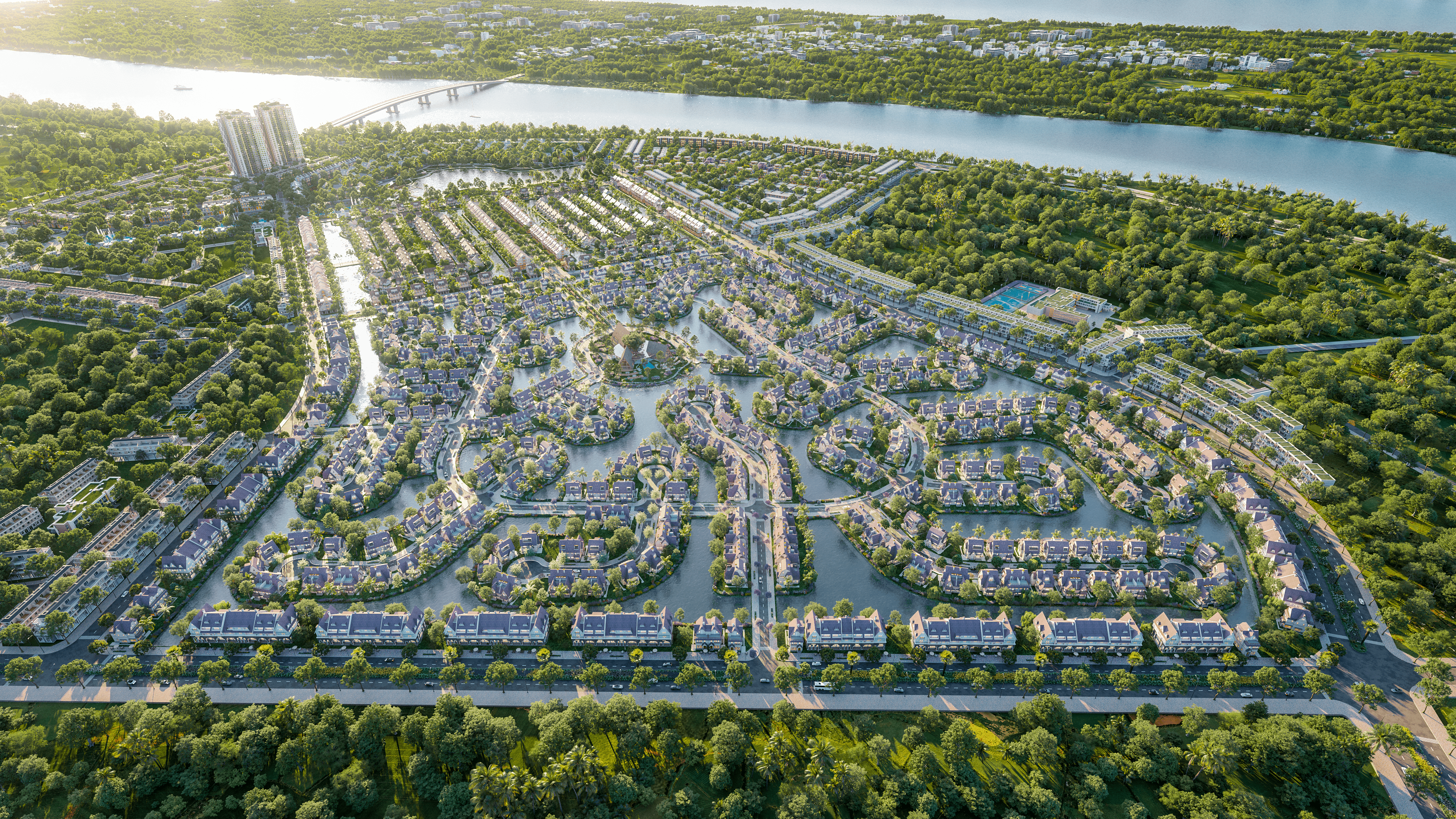 Đảo Châu Âu - Eco Central Park: Biệt thự compound định danh của nhà giàu xứ Nghệ - 4