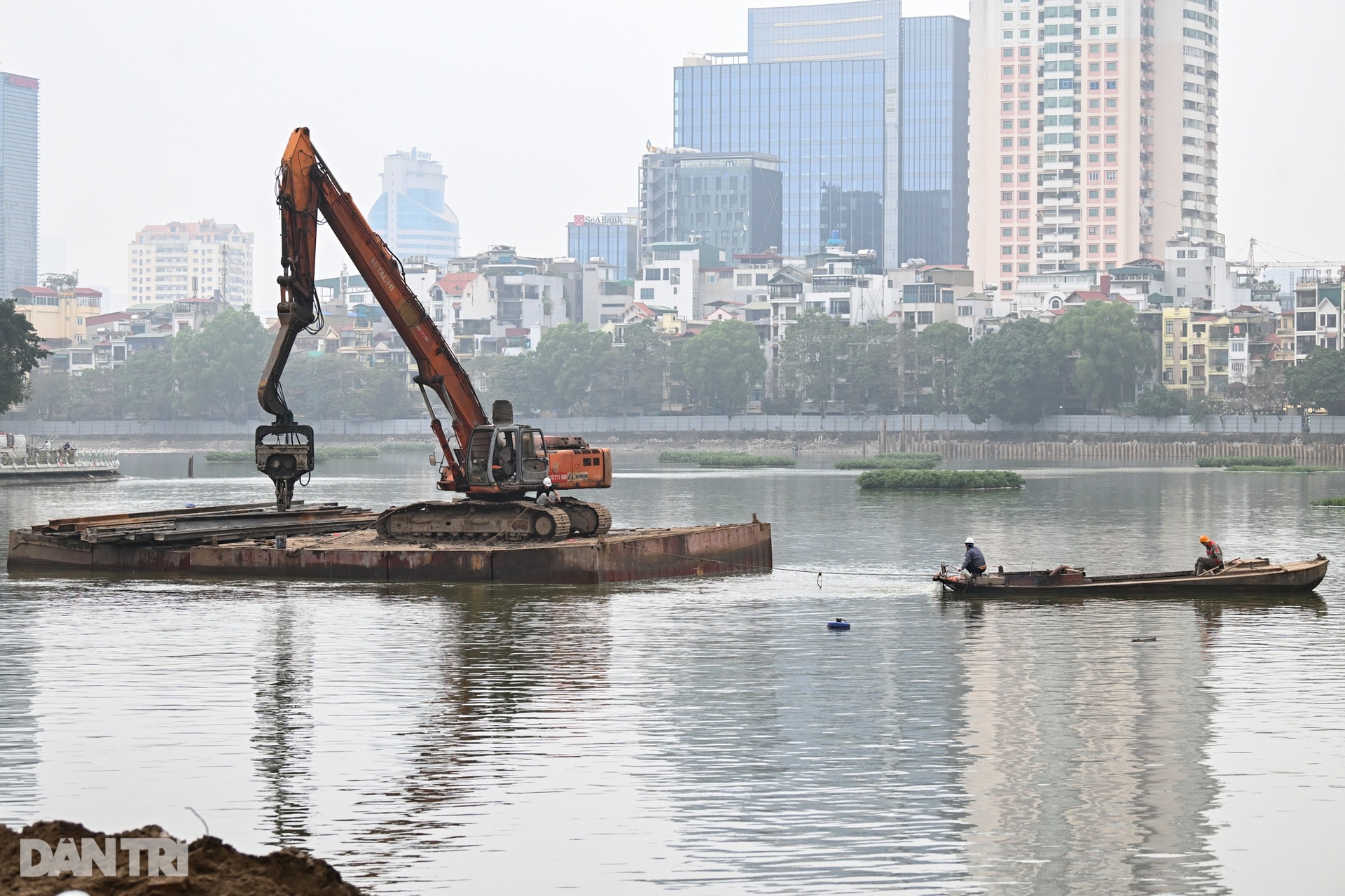 Đại công trường hồ Đống Đa sau gần 8 tháng cải tạo - 7 Đại công trường hồ Đống Đa sau gần 8 tháng cải tạo - 7
