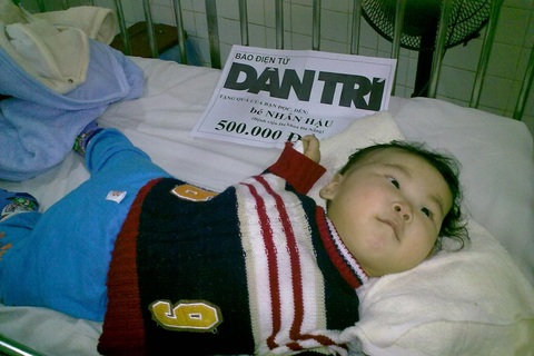 Bé Nhân Hậu vẫn đang chờ một mái ấm