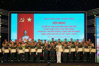 Tôn vinh 203 tập thể, cá nhân điển hình tiên tiến toàn quân