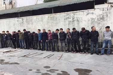 Triệu tập 25 đối tượng hỗn chiến gây náo loạn đường phố