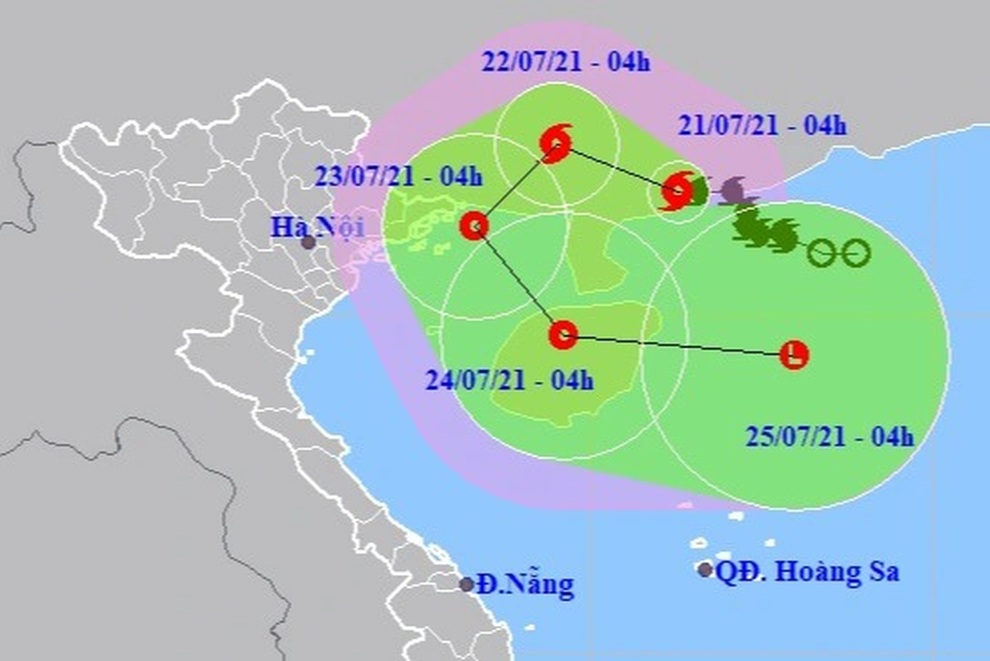 Bão số 3 đổ bộ đất liền Trung Quốc và có xu hướng quay lại Biển Đông - 1