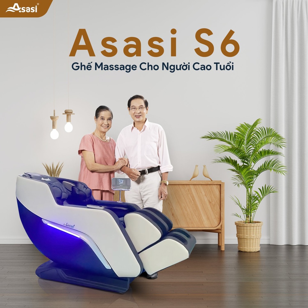 Okasa ra mắt ghế massage Asasi S6 cho người già - 1 Okasa ra mắt ghế massage Asasi S6 cho người già - 1