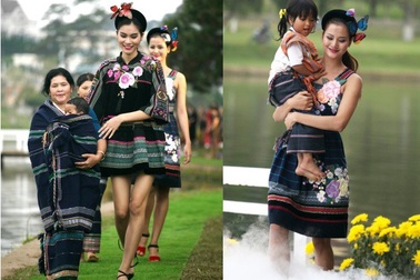 Vẽ tình ca bằng lụa Bảo Lộc và thổ cẩm K’Ho, Châu Mạ bên hồ Xuân Hương