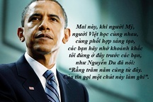 Những “điểm cộng” văn hóa của ông Obama trong chuyến thăm Việt Nam