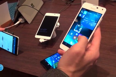Cận cảnh Lumia 650 tại MWC 2016