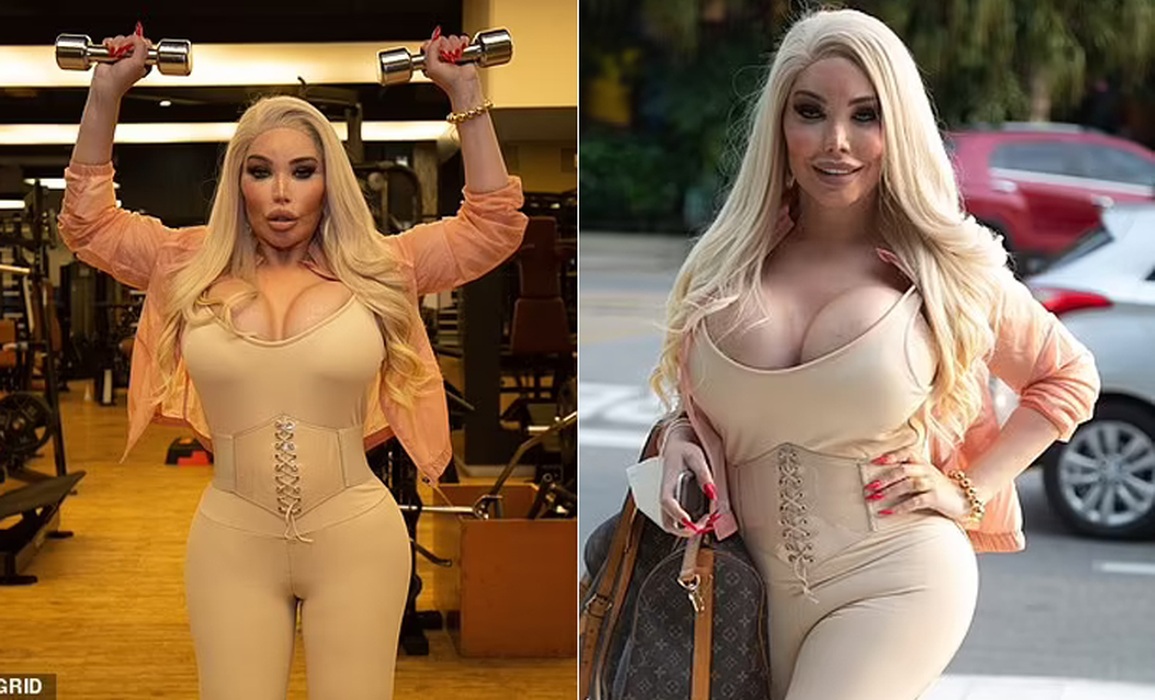 Sao chuyển giới Jessica Alves điệu đà đi tập thể dục - 1 Sao chuyển giới Jessica Alves điệu đà đi tập thể dục - 1