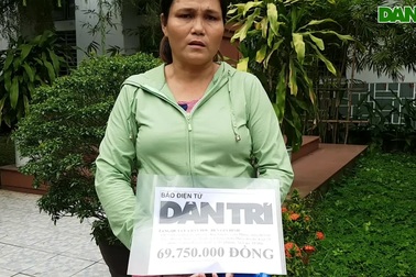 Trao gần 70 triệu cho người mẹ có con tai nạn nguy kịch vừa qua đời