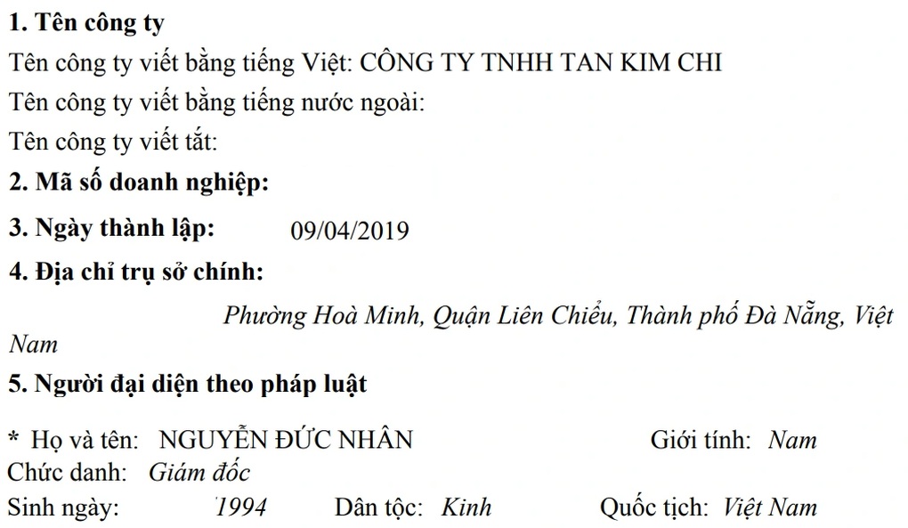 Vụ lật xe khách khiến 10 người chết: Danh tính doanh nghiệp chủ xe khách
