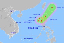 Áp thấp nhiệt đới vừa hình thành, khả năng mạnh thành bão trong sáng mai