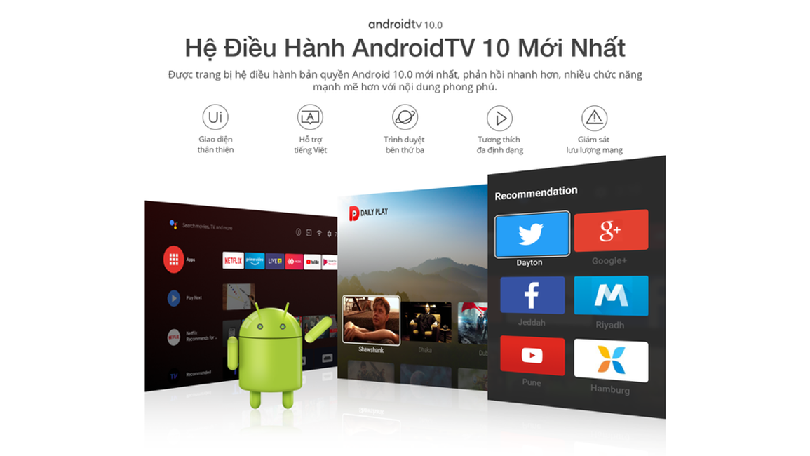 SUC7550 - TV thông minh dùng hệ điều hành Android 10 - 1 SUC7550 - TV thông minh dùng hệ điều hành Android 10 - 1