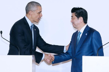 Lãnh đạo Mỹ, Nhật bày tỏ quan điểm cứng rắn trong vấn đề Biển Đông