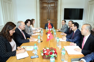 Thụy Sỹ đề cao vai trò của Việt Nam tại khu vực châu Á - Thái Bình Dương