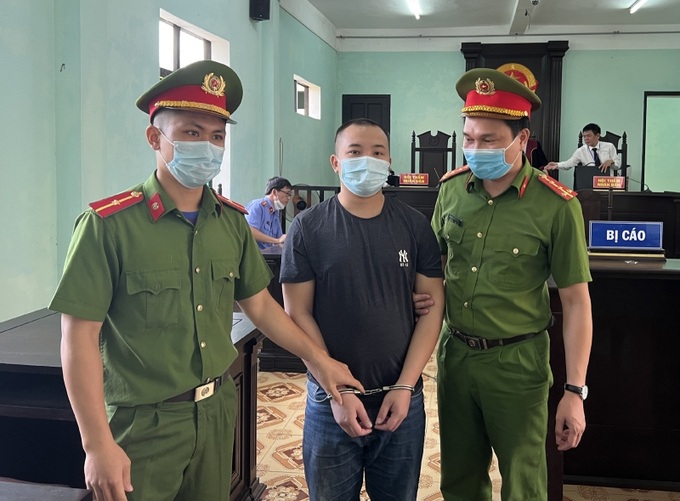 Bị cáo Hà Minh Đạo tại phiên tòa