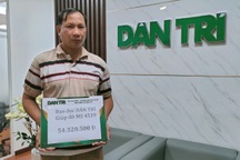 Bạn đọc Dân trí giúp đỡ bé Tuyết Đan hơn 54 triệu đồng