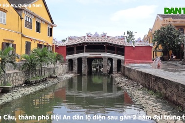 Chùa Cầu - Hội An lộ diện sau khi trùng tu