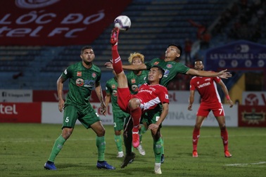 Trọng Hoàng và Vũ Minh Tuấn tỏa sáng, CLB Viettel "vùi dập" Sài Gòn FC