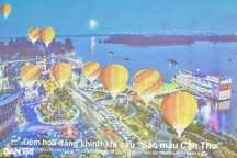 Cần Thơ sẽ biểu diễn khinh khí cầu chào mừng lễ 30/4-1/5