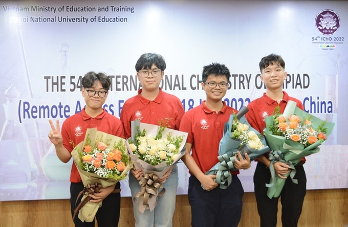 4/4 thí sinh Đội tuyển quốc gia Việt Nam dự thi đều đoạt Huy chương Vàng