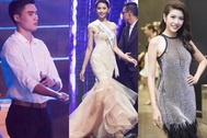 Quang Hùng ủng hộ bạn gái, Thúy Vân đồng hành Hoa khôi Áo dài