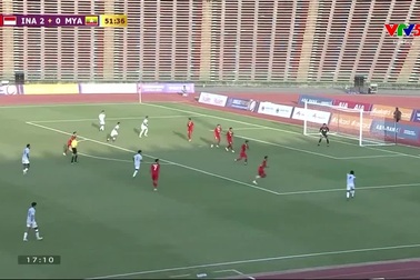 U22 Indonesia đại thắng 5-0 trước U22 Myanmar