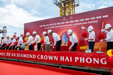 Dự án mang tính biểu tượng kiến trúc của thành phố cảng Hải Phòng cất nóc