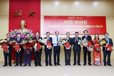 Lào Cai điều động, bổ nhiệm nhiều cán bộ chủ chốt