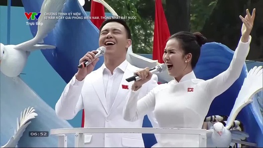 Võ Hạ Trâm - Đông Hùng thể hiện "Viết tiếp câu chuyện hòa bình"