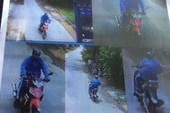 Xe máy nghi của thanh niên cướp ngân hàng bỏ lại trong rừng
