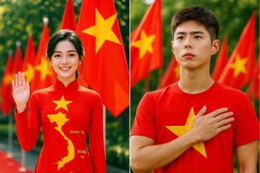 Cách dùng ChatGPT tạo ảnh chụp với rừng cờ Tổ quốc để chào mừng ngày 2/9