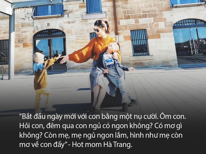 Hot mom Hà Trang: "Trò chuyện với con thế nào cũng là một nghệ thuật, hôm nay bạn đã hỏi con những gì?" - Ảnh 1. Hot mom Hà Trang: "Trò chuyện với con thế nào cũng là một nghệ thuật, hôm nay bạn đã hỏi con những gì?" - Ảnh 1.