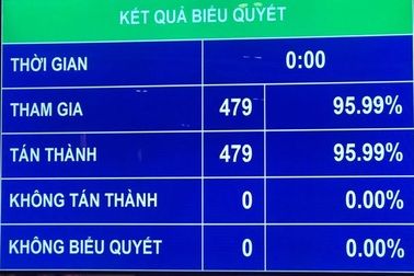 Quốc hội đồng ý cơ cấu Chính phủ giảm một Phó Thủ tướng