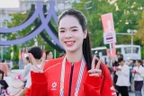 Thanh Thúy, Quang Kiệt cầm cờ cho Thể thao Việt Nam ở lễ khai mạc Asiad