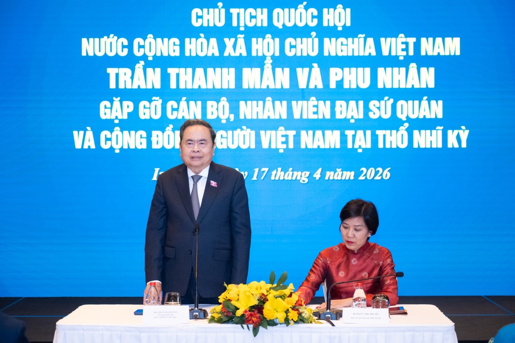 Chủ tịch Quốc hội Trần Thanh Mẫn gặp mặt cộng đồng người Việt ở Thổ Nhĩ Kỳ - 1