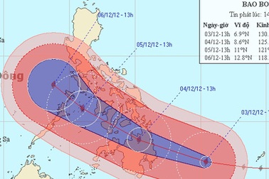 Biển Đông có bão mạnh, miền Bắc thêm không khí lạnh tăng cường