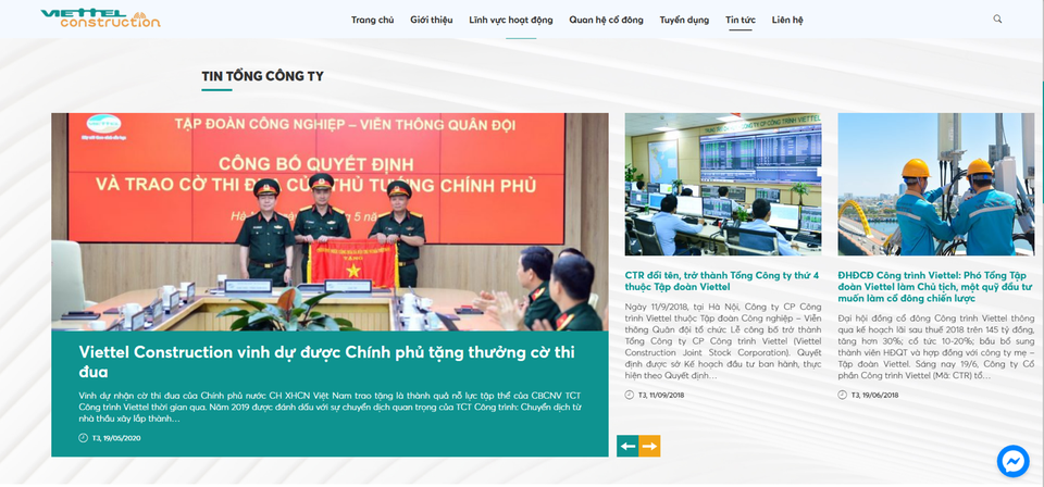 Tổng Công trình Viettel nâng cấp website mới, hiện đại và tối ưu - 2 Tổng Công trình Viettel nâng cấp website mới, hiện đại và tối ưu - 2