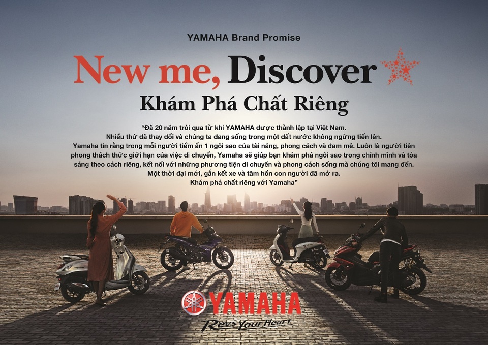 Yamaha táo bạo trong hành trình khơi dậy giới trẻ theo đuổi chất riêng của mình - 3 Yamaha táo bạo trong hành trình khơi dậy giới trẻ theo đuổi chất riêng của mình - 3