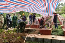 Lấy mẫu giám định ADN 88 hài cốt liệt sĩ ở Sa Pa