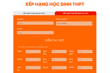 ĐH FPT ra mắt trang SchoolRank xếp hạng học sinh phổ thông toàn quốc