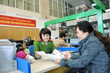 Bộ Công an đo sự hài lòng của người dân về thủ tục hành chính